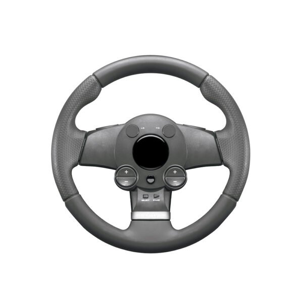 Premium Gray Leather Steering Wheel